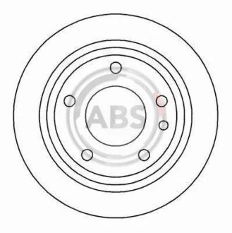 Гальмівний диск A.B.S. 15742