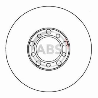 Гальмівний диск A.B.S. 15743
