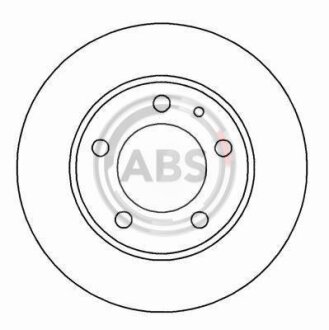 Гальмівний диск A.B.S. 15769