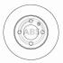 Диск тормозной SEAT/VW CORDOBA/CADDY/GOLF передн. вент. (ABS) A.B.S. 15810 (фото 2)
