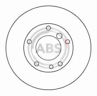 Диск тормозной BMW 518i-525tds передн. (ABS) A.B.S. 15867