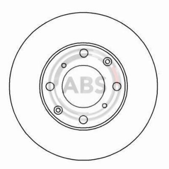 Тормозной диск A.B.S. 15938