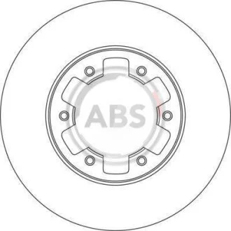 Гальмівний диск A.B.S. 15994