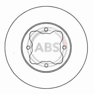 Тормозной диск A.B.S. 16038