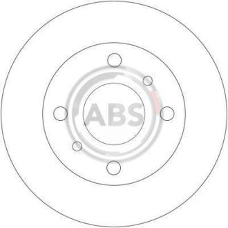 Гальмівний диск перед. 200SX/Almera/G Series/Primera (88-21) A.B.S. 16063