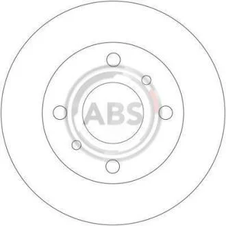 Гальмівний диск перед. 200SX/Almera/G Series/Primera (88-21) A.B.S. 16063