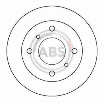 Тормозной диск A.B.S. 16064