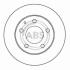 Диск тормозной MAZDA 626 передн. вент. (ABS) A.B.S. 16089 (фото 2)