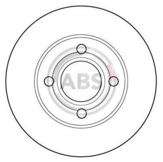 Тормозной диск A.B.S. 16096