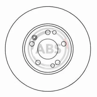 Диск гальмівний A.B.S. 16107