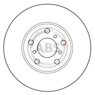 Гальмівний диск A.B.S. 16141