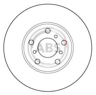 Гальмівний диск A.B.S. 16141