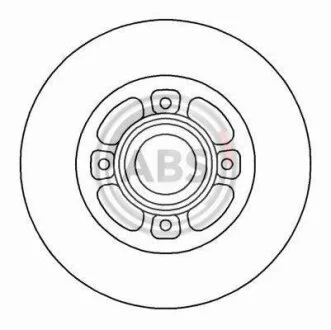 Гальмівний диск A.B.S. 16151