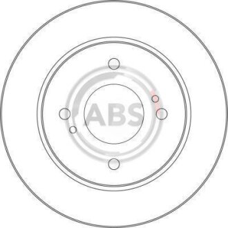Гальмівний диск A.B.S. 16152