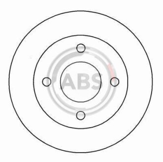 Гальмівний диск A.B.S. 16156