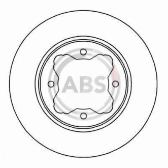 Тормозной диск A.B.S. 16183