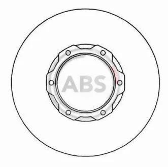 Диск гальмівний A.B.S. 16198