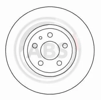 Гальмівний диск A.B.S. 16200