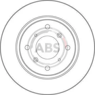 Гальмівний диск A.B.S. 16206