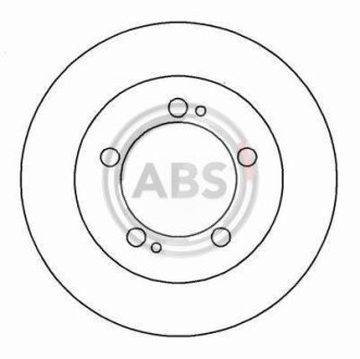 Тормозной диск A.B.S. 16207