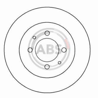 Гальмівний диск задн. Laguna (92-01) A.B.S. 16214