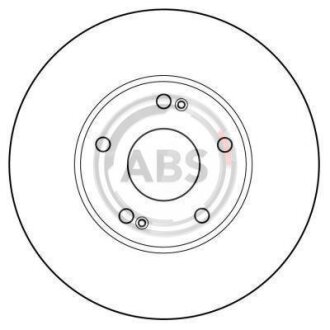 Диск гальмівний A.B.S. 16218