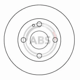 Гальмівний диск A.B.S. 16225