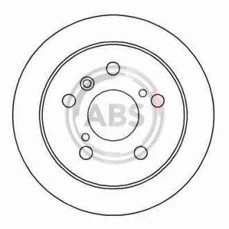 Гальмівний диск задн. Camry/ES 96-02 A.B.S. 16229