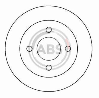 Гальмівний диск A.B.S. 16244