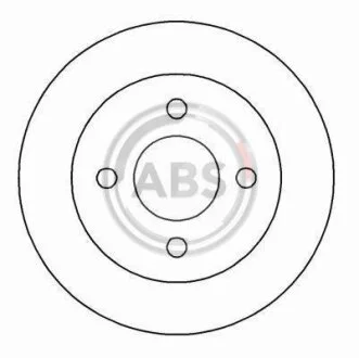 Гальмівний диск A.B.S. 16244