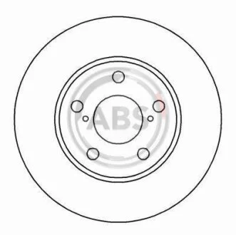 Гальмівний диск A.B.S. 16245