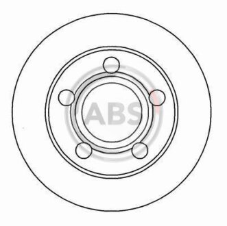 Тормозной диск A.B.S. 16249