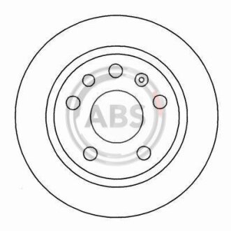 Гальмівний диск A.B.S. 16262