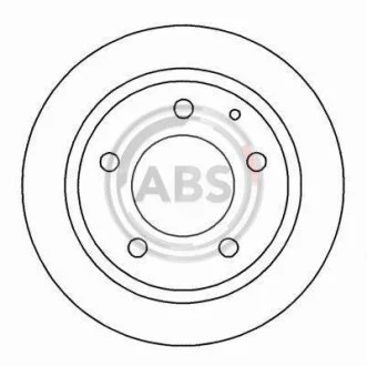 Тормозной диск A.B.S. 16455