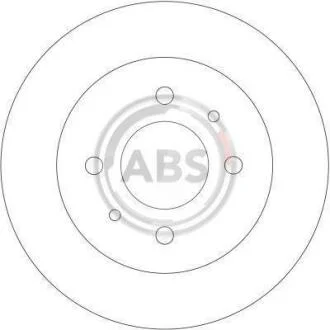 Гальмівний диск задн. Carisma/Colt/Iswara/Lancer (91-21) A.B.S. 16476