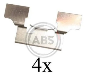 Комплект приладдя, накладка дискового гальма A.B.S. 1647Q