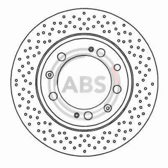 Тормозной диск A.B.S. 16492