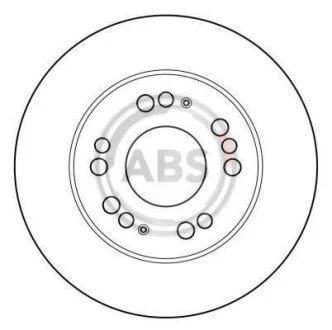 Тормозной диск A.B.S. 16501
