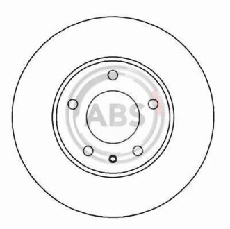 Гальмівний диск A.B.S. 16524