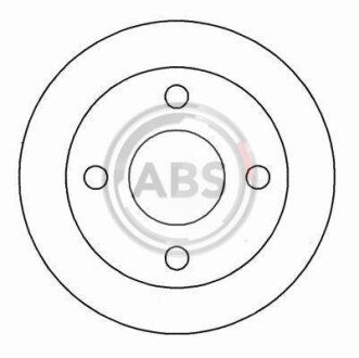 Тормозной диск A.B.S. 16529