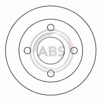 Гальмівний диск A.B.S. 16529