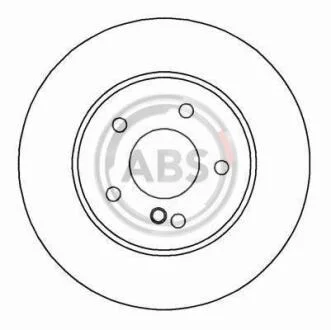 Гальмівний диск задн. W210 96-03 A.B.S. 16571