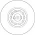 Тормозной диск A.B.S. 16581 (фото 1)