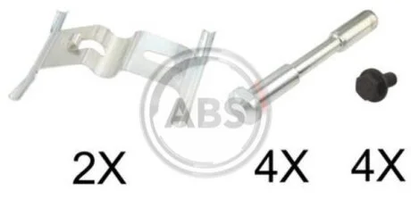 Комплектующие, колодки дискового тормоза A.B.S. 1658Q