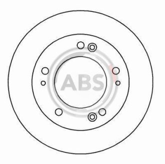 Диск гальмівний A.B.S. 16604