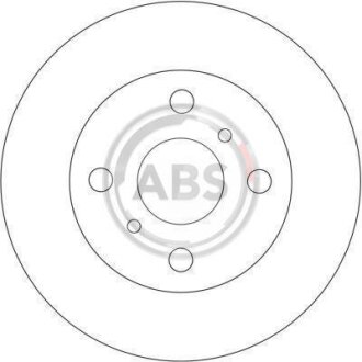 Гальмівний диск A.B.S. 16617