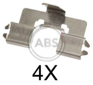 Комплект приладдя, накладка дискового гальма A.B.S. 1666Q