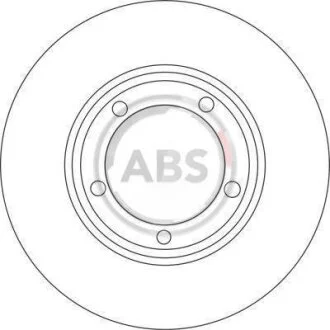 Тормозной диск A.B.S. 16670