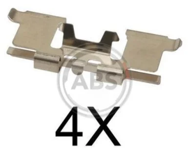 Комплект приладдя, накладка дискового гальма A.B.S. 1677Q