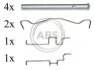 Комплект приладдя, накладка дискового гальма A.B.S. 1683Q (фото 1)
